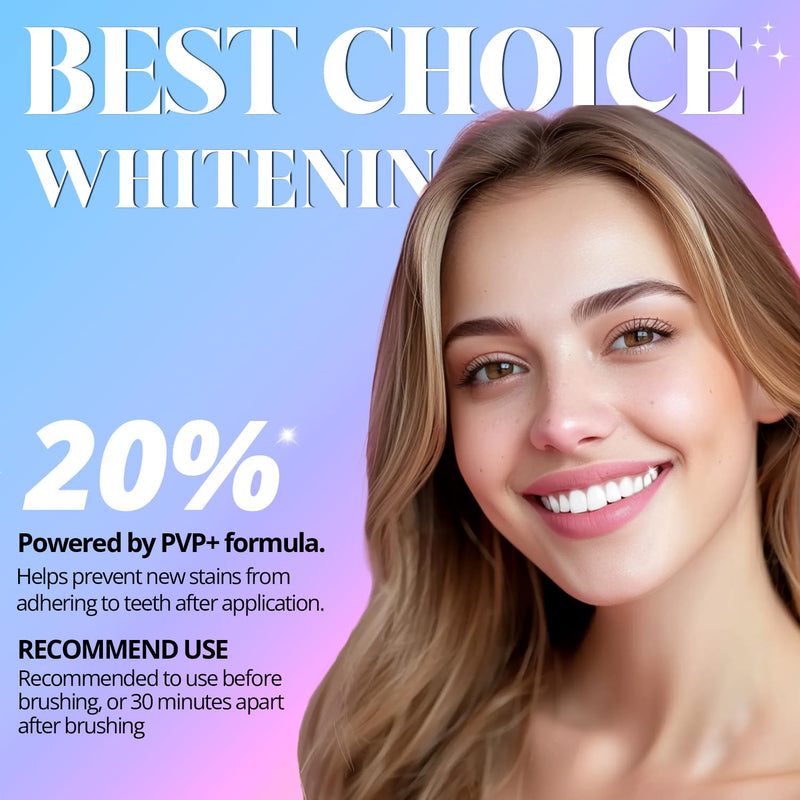 [Australia] - Teeth Whitening Strips - Sensitive Tooth Whitener 14 Day Treatments for Adults, Enamel Safe for White Teeth Professional Whitestrips for Deep Stains Coffee Wine Tobacco, Non-Slip 28 Strips Mint 