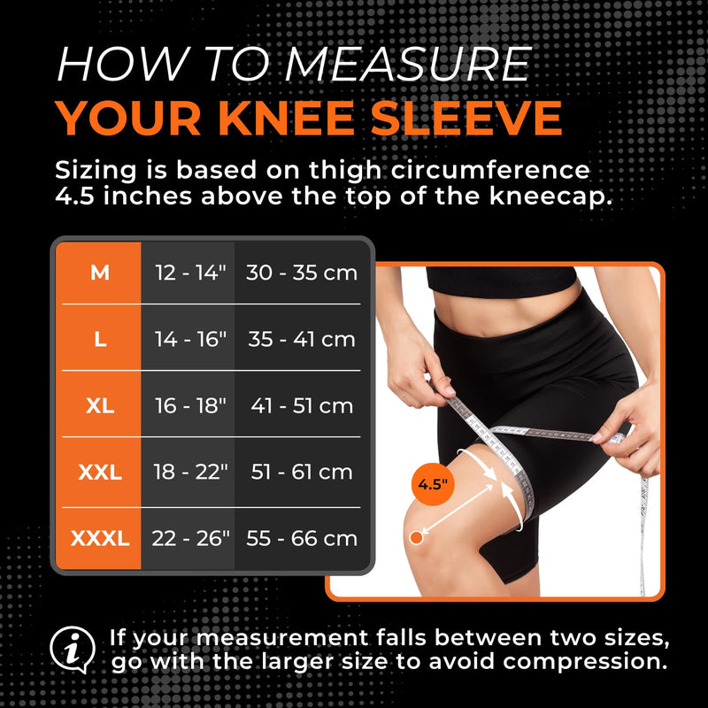 Incrediwear Knee Sleeve – Knee Braces for Knee Pain, Joint Pain Relief, Swelling, Inflammation Relief, and Circulation, Knee Support for Women and Men X-Large Black