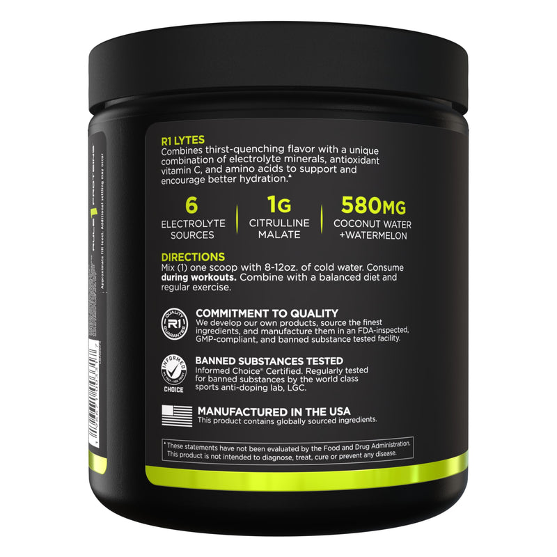 Rule One Lytes, Blue Razz - 240g 40 Servings