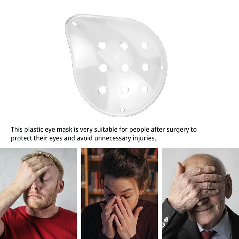 1 Pcs 9-Hole Plastic Eye Patches, Breathable and Comfortable, Eye Protection, Suitable for Children, Adults Eye Surgery Covering, Breathable After Surgery Eye Protection 1