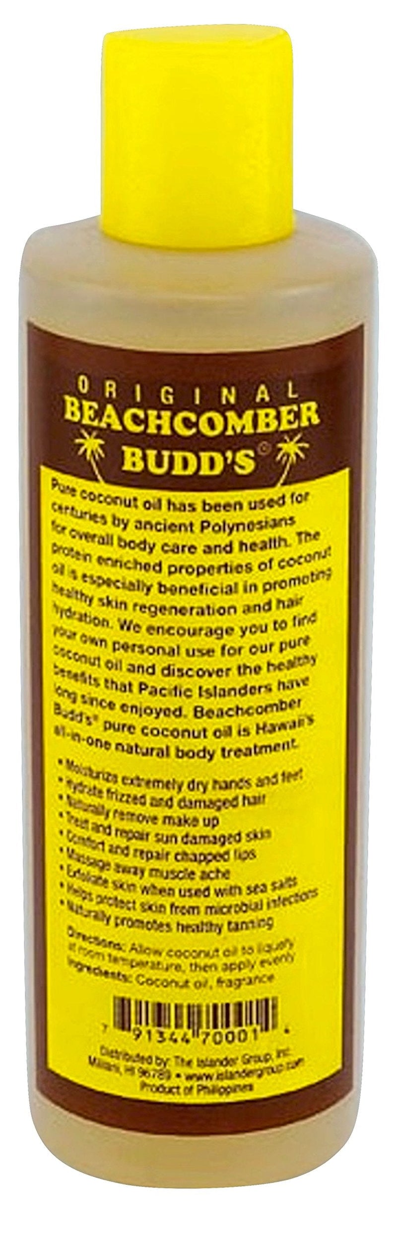 [Australia] - Hawaiian Beachcomber Budd's Pure Scented Coconut Oil 8 Ounce 