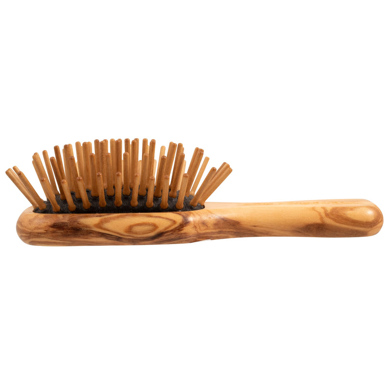 Chris Christensen Dog Brush, 20 mm Tiny Tot, Wood Pin Series, Groom Like a Professional, Readl Wood Pins, 100% Static-Free, Redistribute Natural Oils into Coat, Reduces Painful Pulling - PawsPlanet Australia