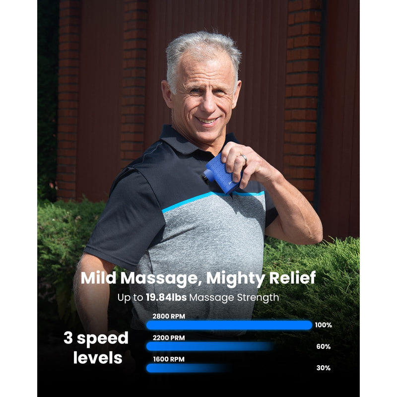 [Australia] - BOB AND BRAD P5 Mini Massage Gun, Pocket-Size Massager for Travel, Ultra-Small Portable Massage Gun for Back & Shoulder Daily Comfort, FSA Quiet Massager HSA Eligible, Gift for Family, Only 0.49 lb 