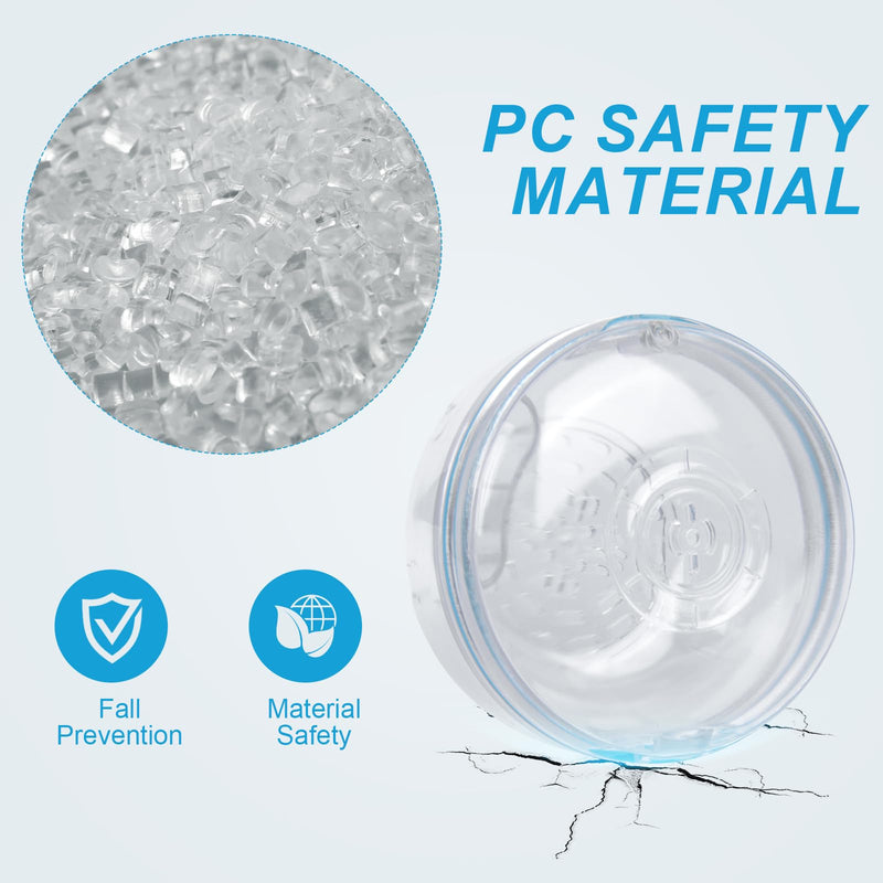[Australia] - Retainer Cleaner Case,Double Layer No-Leak Denture Cup for Soaking Dentures, Denture Bath for Invisalign Aligner,Retainers,Mouth Guard,Night Guard (Transparent) Transparent 