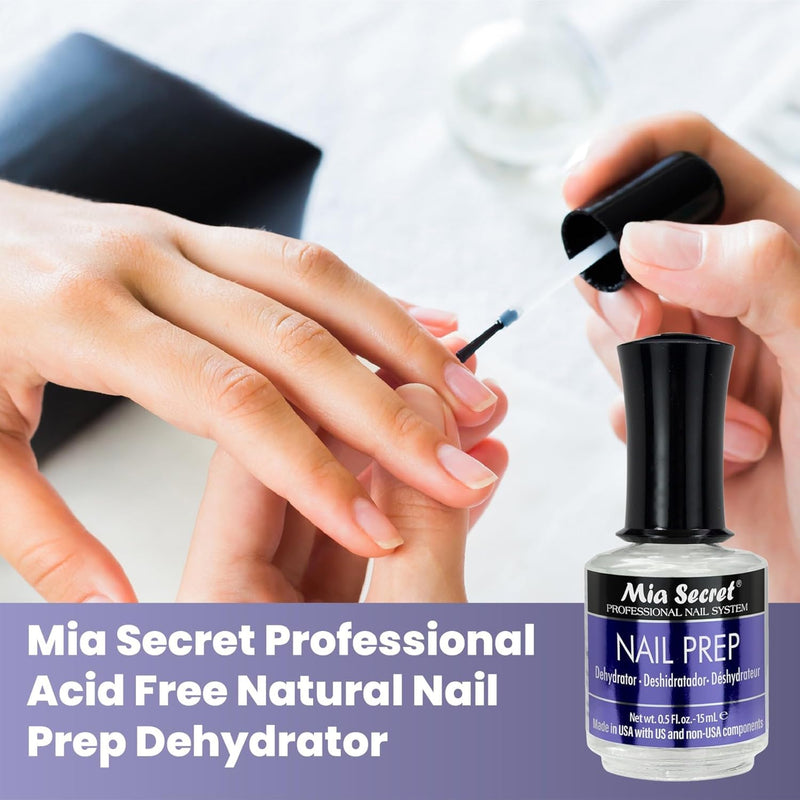 Mia Secret Professional Nail Prep pH Balance Dehydrator & XtraBond Acid-Free Primer 0.5 oz +