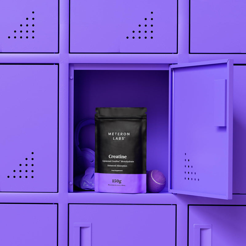 Liposomal Creatine Monohydrate Powder | Micronised Creatine Monohydrate | 5g Creatine Per Serving | Enhanced Liposomal Delivery | Unflavoured Creatine Powder | Vegan | 150g | Meteron Labs UK