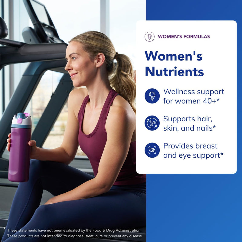 Pure Encapsulations Women's Nutrients 40+ - Multivitamin for Women Over 40 to Support Urinary Tract Health, Breast Cell Health & Eye Integrity* Vitamin C & E - Gluten-Free & Non-GMO - 180 Capsules 180 Count (Pack of 1)