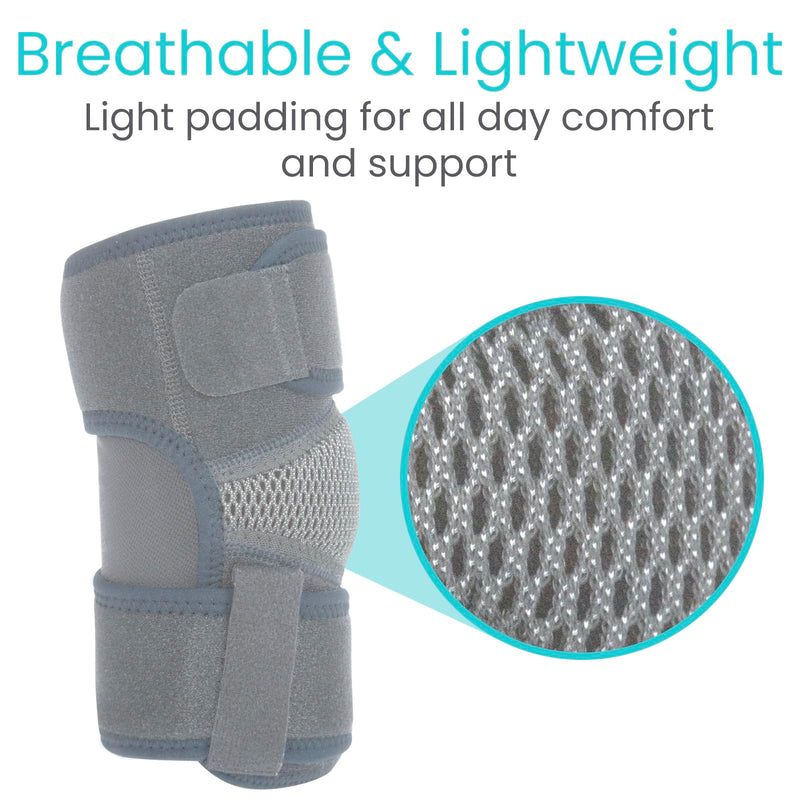 [Australia] - Vive Elbow Brace - Tennis Compression Sleeve - Wrap for Golfers, Bursitis, Left or Right Arm - Tendonitis Support Strap for Golf, Men and Women - Epicondylitis and Sports Recovery (Gray, Standard) Gray 