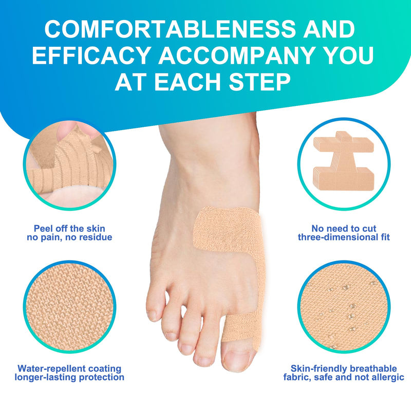 [Australia] - 22 pieces toe separator sets, gel toe stretchers and self-adhesive toe bandages for hallux valgus correction, toe separators for hammer toe correction, overlapping toes, toe spacers and stretchers 