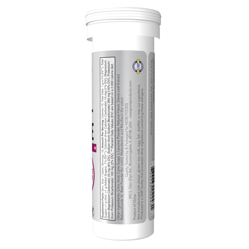 [Australia] - NOW Sports Nutrition, Effervescent Effer-Hydrate, Electrolyte Supplement, Recovery*, Orange Strawberry, 10 Tablets 10 Count (Pack of 1) 
