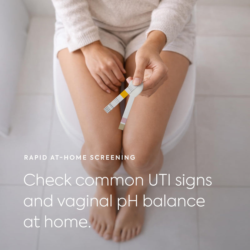 Diagnox UTI Test & Vaginal pH Test Bundle, 3 UTI & 3 Vaginal pH Test Strips | Individually Wrapped, Fast Results in Minutes, Easy To Read Results, Extended Shelf Life, Private Testing At Home 6 Pack