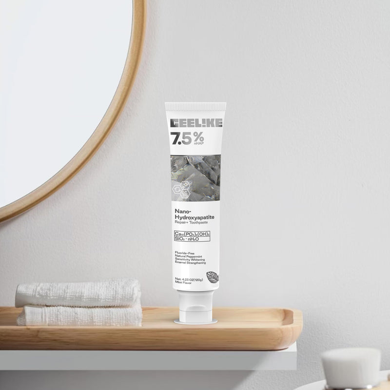 7.5% Hydroxyapatite Toothpaste – Strengthens Enamel, Protects Gums & Freshens Breath – Fluoride-Free, Ideal for Sensitive Teeth, 120g (2) 2