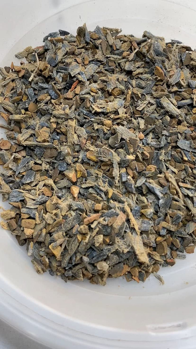 Blue Tiger's Eye - Medium Chips - no Powder - 100% Blue Tiger Eye Life+Love! Enhancing! Clear Focus! med(1 Pound) 1 Pound