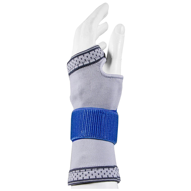 OTC Elastic Wrist Support With Encircling Strap, Compression Brace for Wrist and Hand Pain, Large