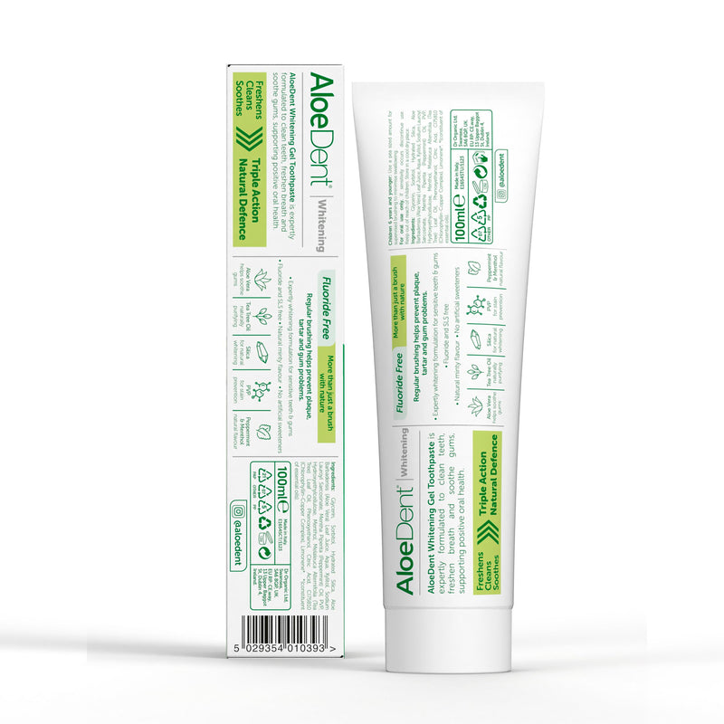 [Australia] - - Aloe Dent - Whitening Aloe Vera Toothpaste | 100ml | BUNDLE by Aloe Dent 