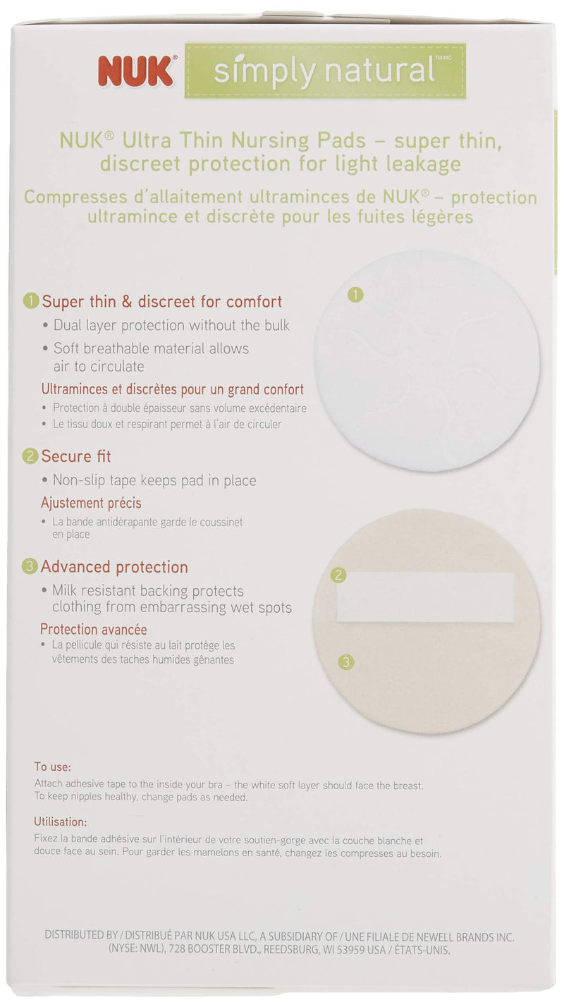 NUK Ultra Thin Disposable Nursing Pads, 66ct 66 Count (Pack of 1)