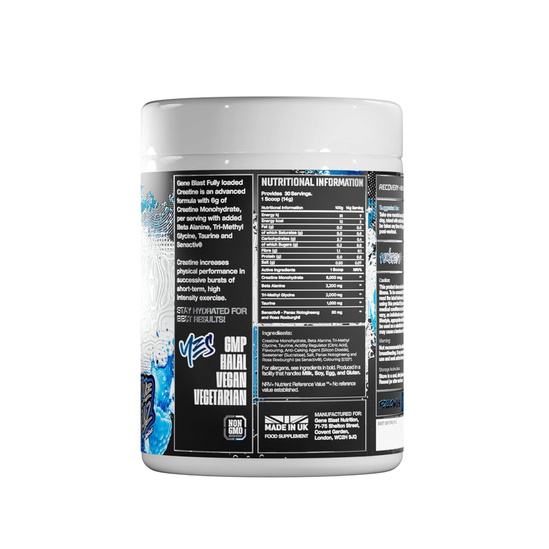 Loaded Creatine 6g - Power, Endurance & Recovery (Strawberry Kiwi, 30 Servings) Strawberry Kiwi 420g