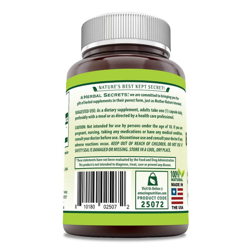 [Australia] - Herbal Secrets Boswellia Serrata Extract (65% Boswellic Acids) 600 mg 120 Capsules Supplement - Non-GMO - Gluten Free 120 Count 
