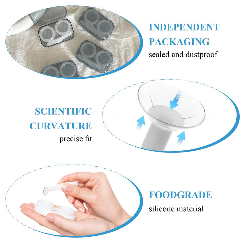[Australia] - 6-piece contact lens insertion aid, soft and hard contact lens insertion aid, contact lens aid with storage box, multi-coloured contact lens insertion aid, contact lens remover 