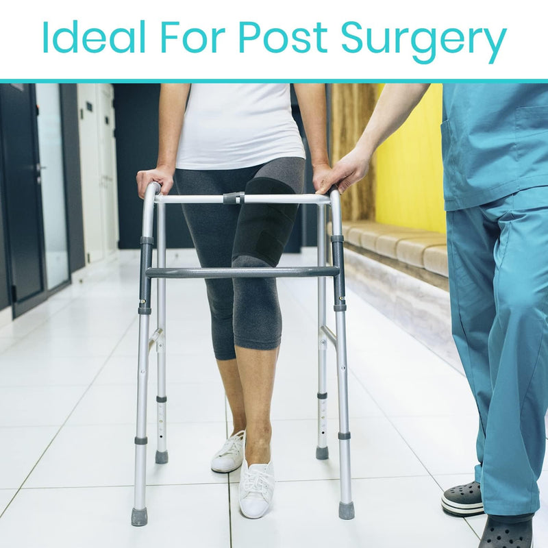 [Australia] - Vive Thigh Brace - Hamstring Quad Wrap - Adjustable Compression Sleeve Support for Pulled Groin Muscle, Sprains, Quadricep, Tendinitis, Workouts, Sciatica Pain and Sports Recovery - Men, Women (Black) Black 1 