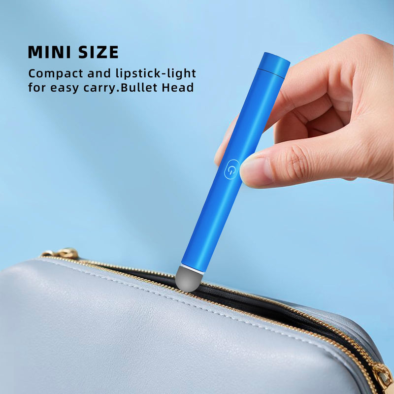 [Australia] - Mini Massager，Mini Massage Gun for Hand Therapy & Neck Shoulder Muscle Pain Relief, Quiet & Portable Soften Scar Tissue Massager, Travel & Office Use Blue 