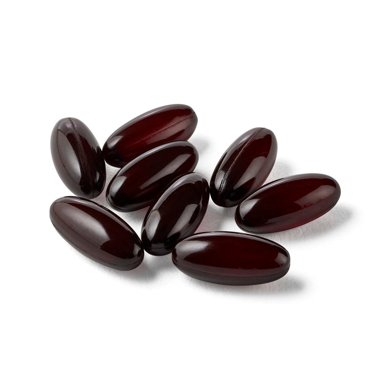 [Australia] - Megared Omega-3 Fish & Krill Oil Supplement 900mg - MegaRed Advanced 4in1, 60 softgels, 2x More Omega-3, Heart, Joint, Brain and Eye Supplement, Red, 60 Count 