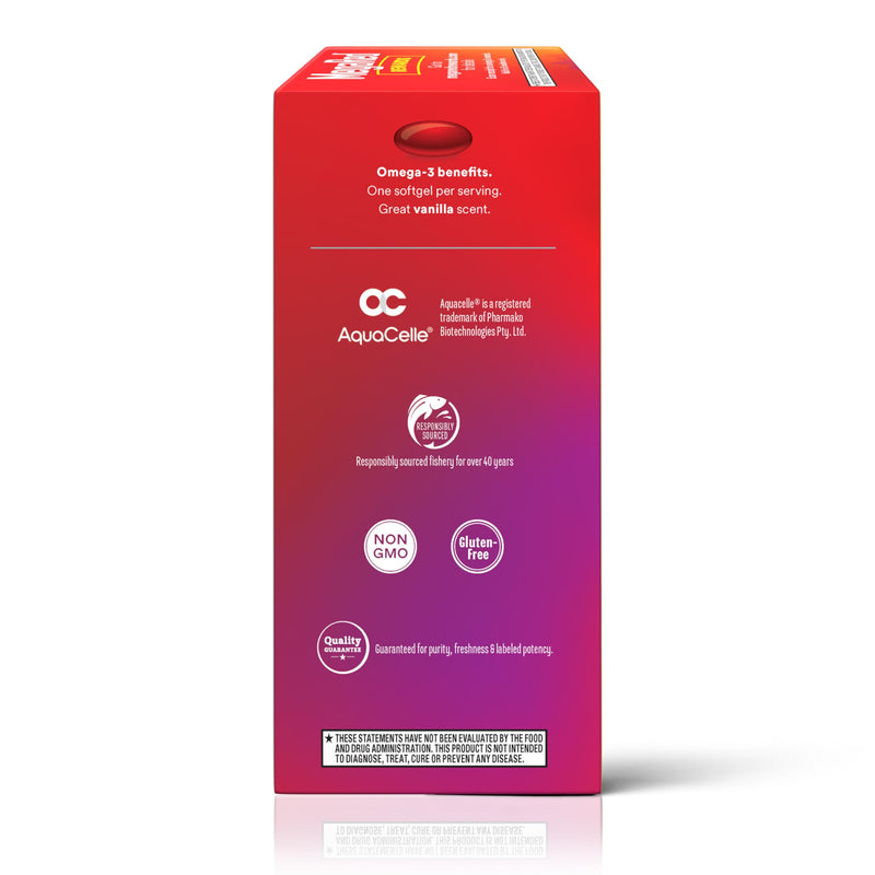 MegaRed Fish Oil 800mg Omega 3 Supplement with EPA & DHA, Supports Heart, Brain, Joint and Eye Health, No Fishy Aftertaste - 80 Softgels (80 Servings) | High Quality Fish Oil, EPA & DHA, 6x absorption, Heart, Brain, Joint & Eye Support, Vanilla scent, ...