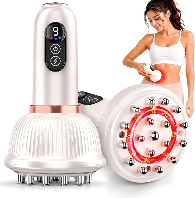 Lymphatic Drainage Massager for Full Body, Body Sculpting Machine & Cellulite Massage Tool for Skin Smoothing, – Relieves Muscle Tension, Reduces Cellulite, and Enhances Skin Firmness