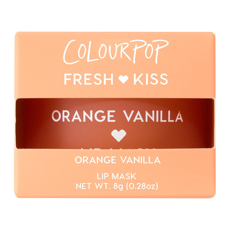 ColourPop Fresh Kiss Lip Mask - Leave-On Lip Moisturizer & Overnight Treatment - Replenishes Dry Lips with Shea Butter & Vitamin E - Orange Vanilla (0.28 oz)