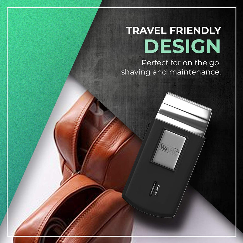 [Australia] - Wahl Mobile Shaver - cordless electric shaver with travel case - for head and beard 