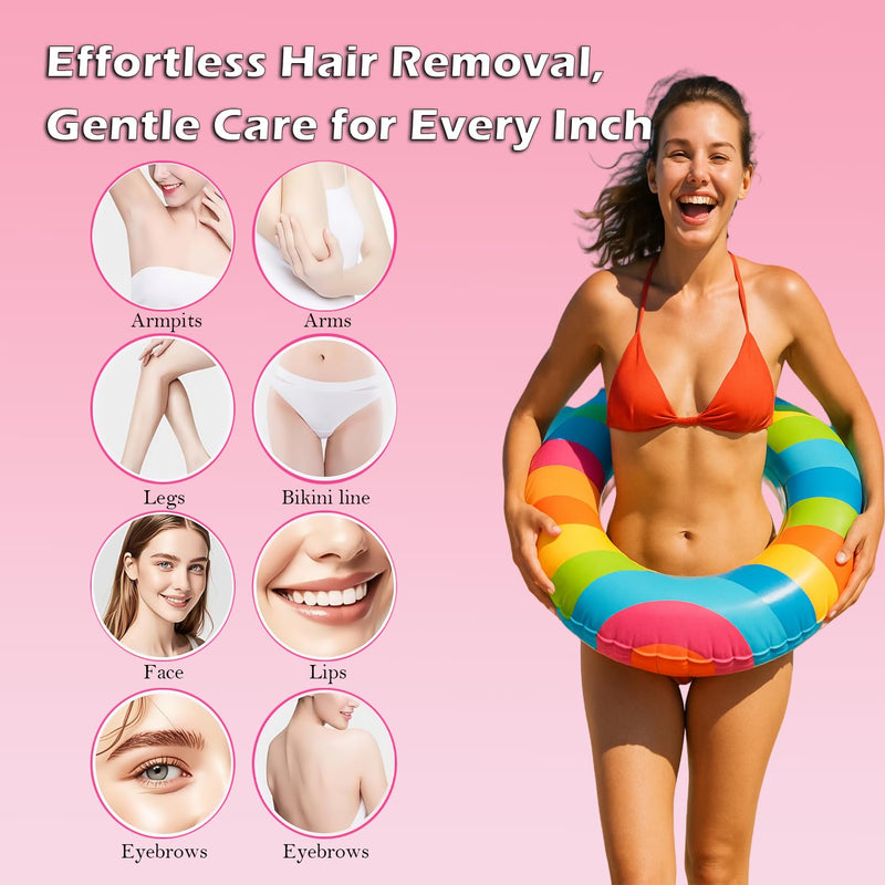 [Australia] - Bikini Trimmer for Women 2 in 1，Waterproof Bikini Trimmer，Rechargeable Cordless Electric Razors for Face Chin Pubic Underarm Legs，IPX7 Personal Trimmer Groomer for Body Hair，Pink 