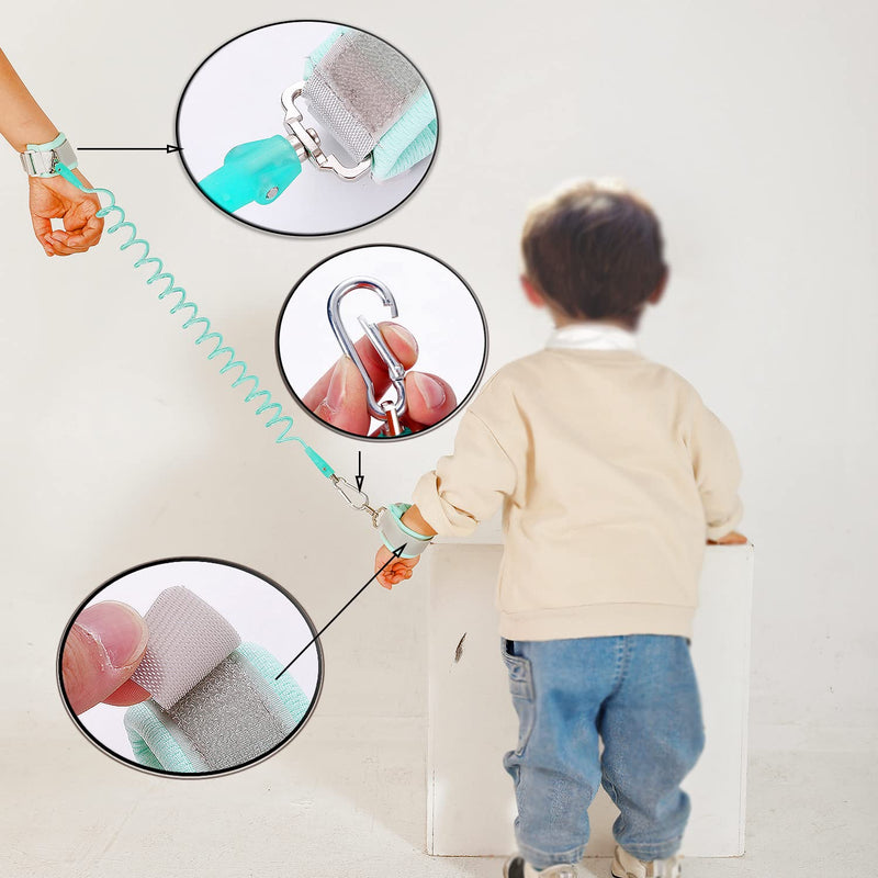 [Australia] - Toddler Leash for Kids-Baby Child Harness with Anti Lost Wrist Link for Boys/Girls Black 
