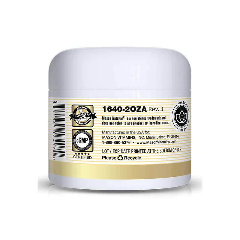 MASON NATURAL Coconut Oil Beauty Cream, Hydrating Moisturizer With Collagen for Smooth & Firm Skin, 2 oz (Pack of 2) 2 Ounce (Pack of 2)