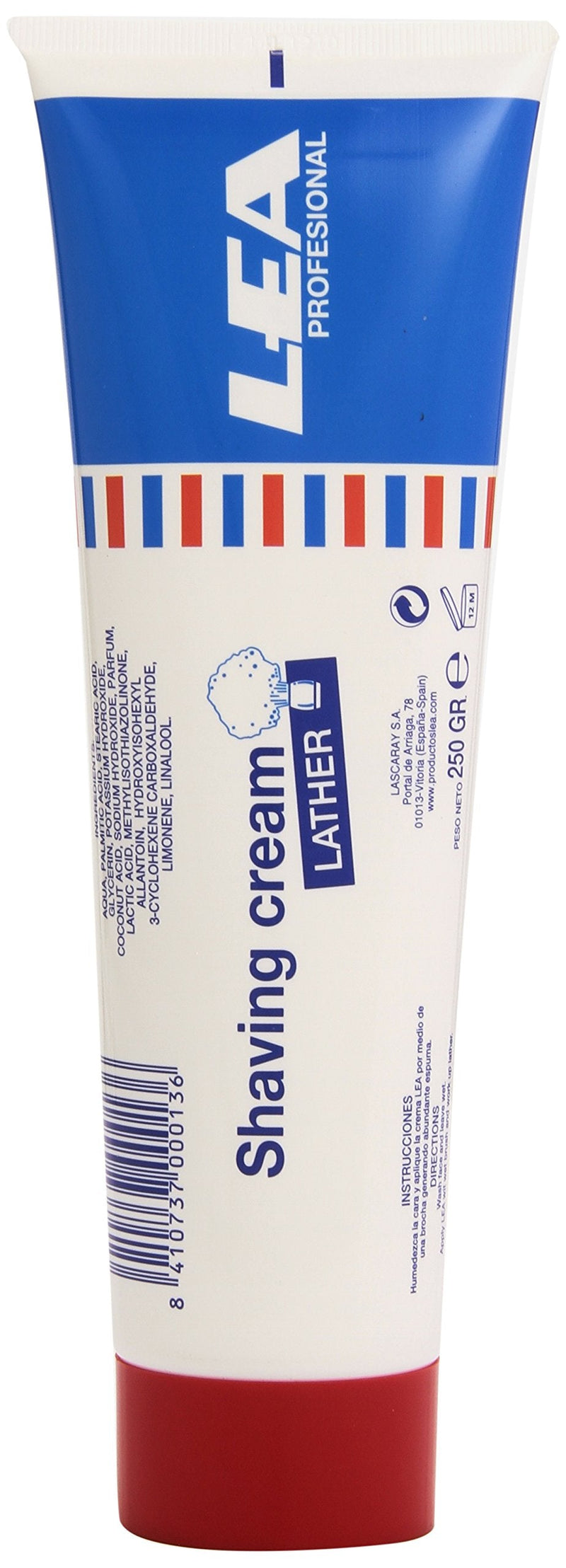 [Australia] - LEA Professional shaving cream 250 grams - unisex 