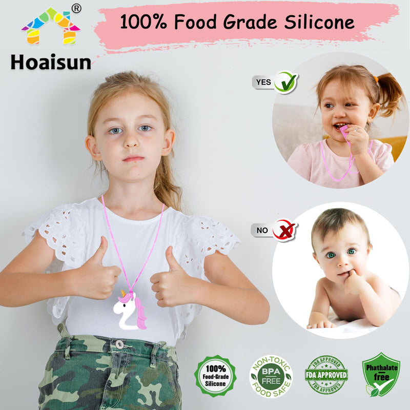 [Australia] - Chewy Necklaces for Sensory Kids Girls, Chew Necklaces for Sensory Kids with ADHD,SPD, Chewing, Teething or Special Needs, Autism Chew Toys Sensory for Kids Adult Reduce Anxiety Fidgeting 