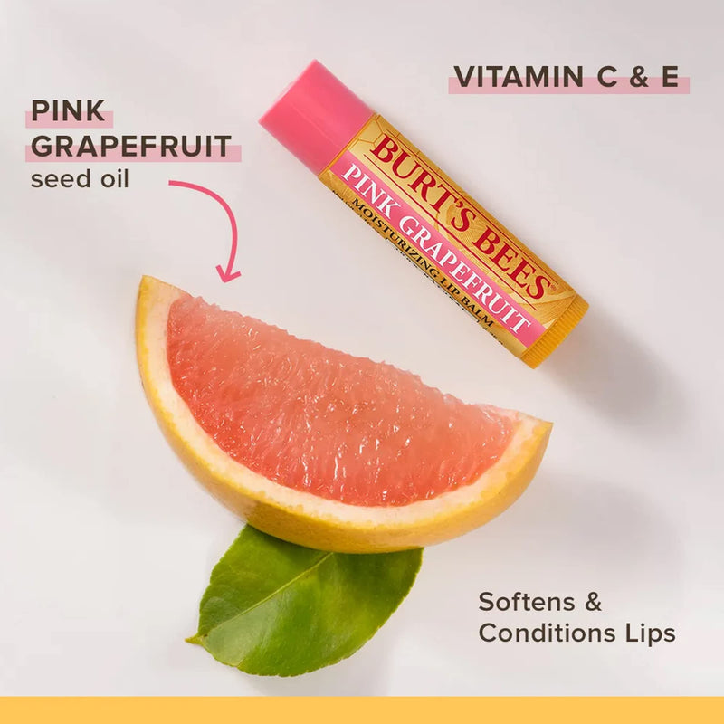 Burts Lip Balm Pnk Grpfrt Size .15 O Burts Bee Lip Balm - Pink Grapefruit - Pack of 8 0.15 Ounce (Pack of 8)