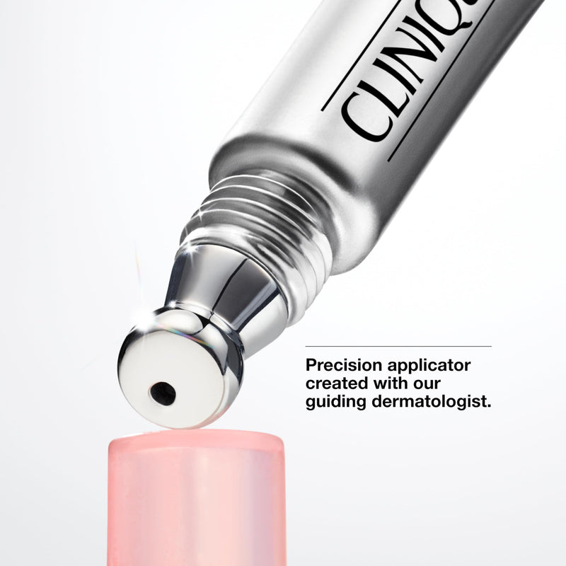 Clinique All About Eyes Brightening Serum Concentrate With Vitamin C, Hyaluronic Acid + Retinol | Hydrating + Reduces Dark Circles, 0.34 Fl Oz