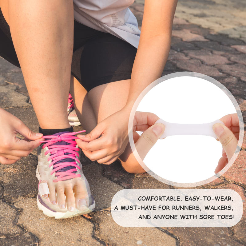 [Australia] - Pack of 16 toe protectors, toe caps, little toe, toe sleeves, protection, silicone toe pads, toe protection cap, silicone toe separators, toe separators, finger protection for toes 