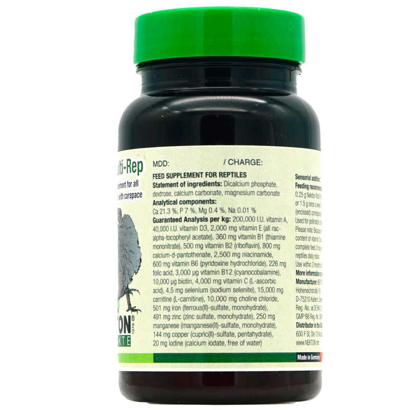 Nekton Multi-Rep Vitamins and Minerals for All Reptiles 75g / 2.55oz 2.65 Ounce (Pack of 1)