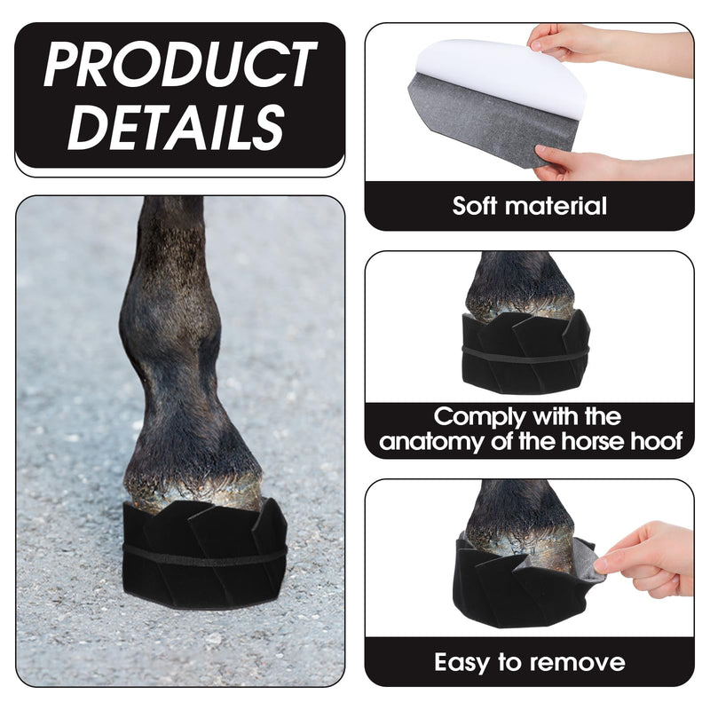 18 Pack Horse Hoof Tape with Rubber Band Strong Sticky Hoof Wrap Convenient and Protective Solution for Wound Management Abscess and Laminitis Abscess Treatment - PawsPlanet Australia