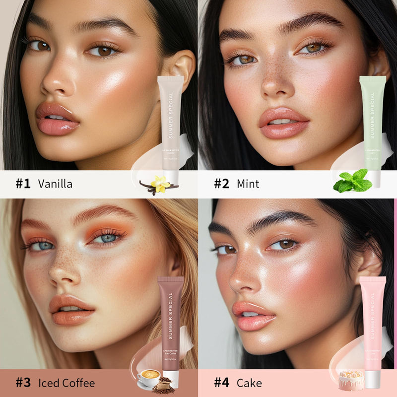 Summer Lip Gloss Lipstick, Containing Natural Oils And Fruit Extracts, Can Soothe And Soften Dry Lips, Keep Moisture For A Long Time, And Is Not Sticky (Mint) Mint