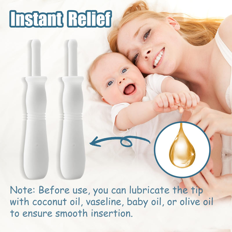 [Australia] - 20 Count Gas and Colic Reliever for Babies, Infant Gas Colic Relief Flatulence Stick, Instant Constipation Relief for Newborns Boys Girls 