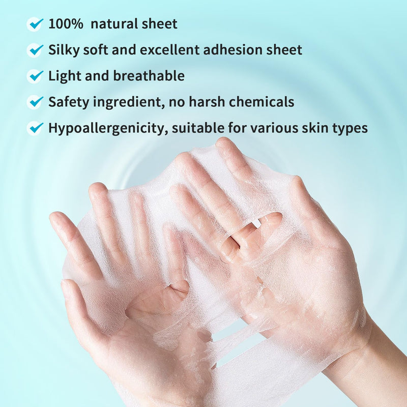 12 Pack Sheet Face Masks Skincare, Mothers Day Gifts, Collagen Face Mask Hyaluronic Acid Hydrating Face Sheet Masks, Vitamin C Face Masks for All Skin Types, Moisturizing, Brightening, Anti-Aging 11 Count (Pack of 1)