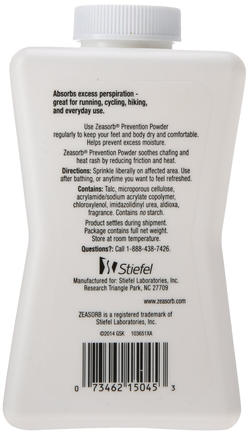 [Australia] - Zeasorb Prevention Super Absorbent Powder for Foot, 2.5 Ounce 