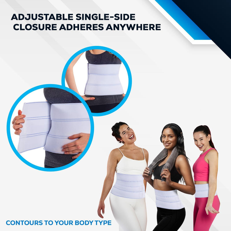 [Australia] - NYOrtho Abdominal Binder Lower Waist Support Belt - Compression Wrap for Men and Women MADE IN USA (45" - 60") 3 Panel - 9" 3 Panel - 9" High 45-60 Inch (Pack of 1) 