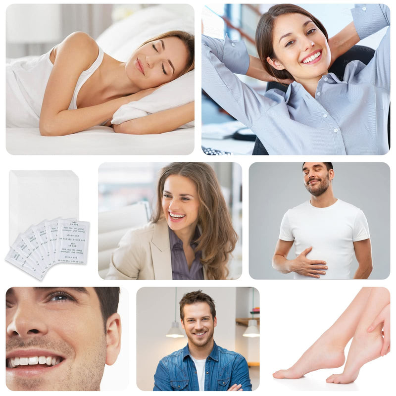 [Australia] - NUZEKY Pack of 200 Detox Foot Plasters - Detoxification Plasters Feet for Stress Relief and Deep Sleep - Deep Cleansing Detox Foot Pads for Removing Body Toxins (200 Pieces) 