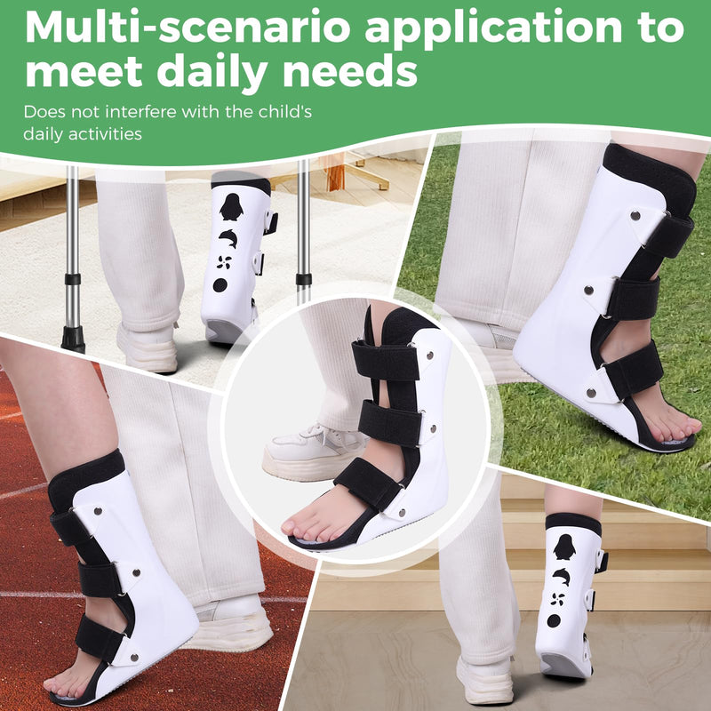 [Australia] - Pediatric Walking Boot For Kids,Fracture Boot for Kids, Orthopedic Support Shoe for Youth Ankle Break Injury, Kid's Stress Metatarsal Bone Fracture, Broken Foot or Toe Recovery Cast, Left(L) Large 