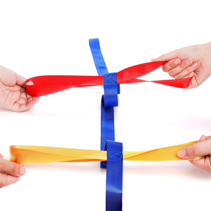 [Australia] - Okllen 2 Pack Children's Safety Walking Ropes with 12 Colorful Each Handles, Outdoor Daycare Rope for Preschool Daycare Teacher, Nursery, Kindergarten, 1 Rope Up to 12 Kids and 2 Adults Use 