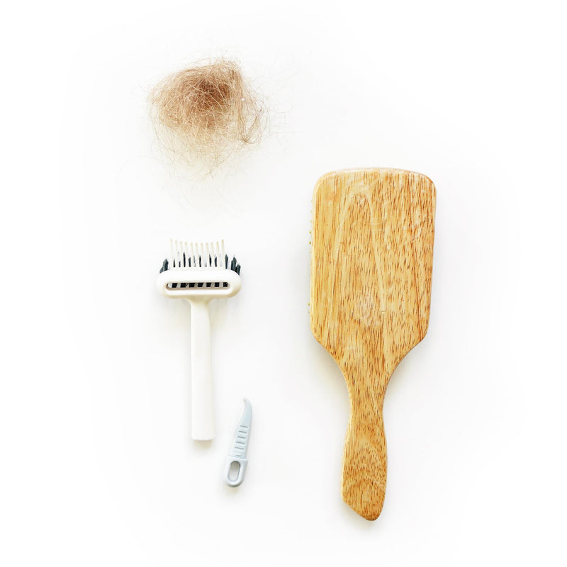 [Australia] - 2-in-1 Hair Brush & Comb Cleaner Tool with Pick: Effective Hairbrush Cleaning Tool for Removing Hair, Lint & Buildup. Easy Brush Disassembly for Salon & Home Use 