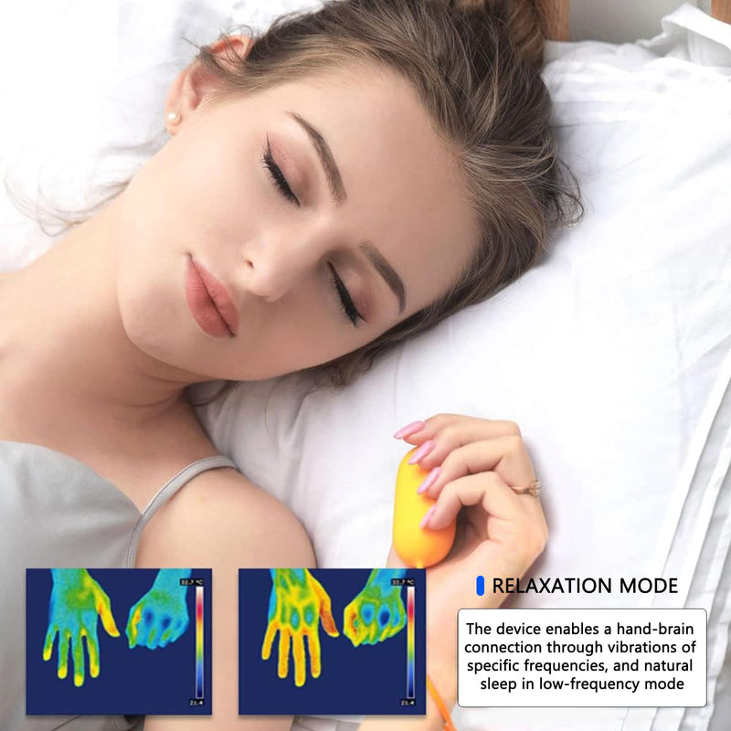 [Australia] - Sleep Device, Compact Sleep Device, Handheld Relaxation Device,Massage Improved Sleeping Mood and Focus Attention,Small and Easy to Carry Light Blue 